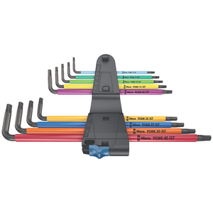 Wera 967/9 TX XL Multicolour HF 1 L-key set with holding function, long (9 pieces)